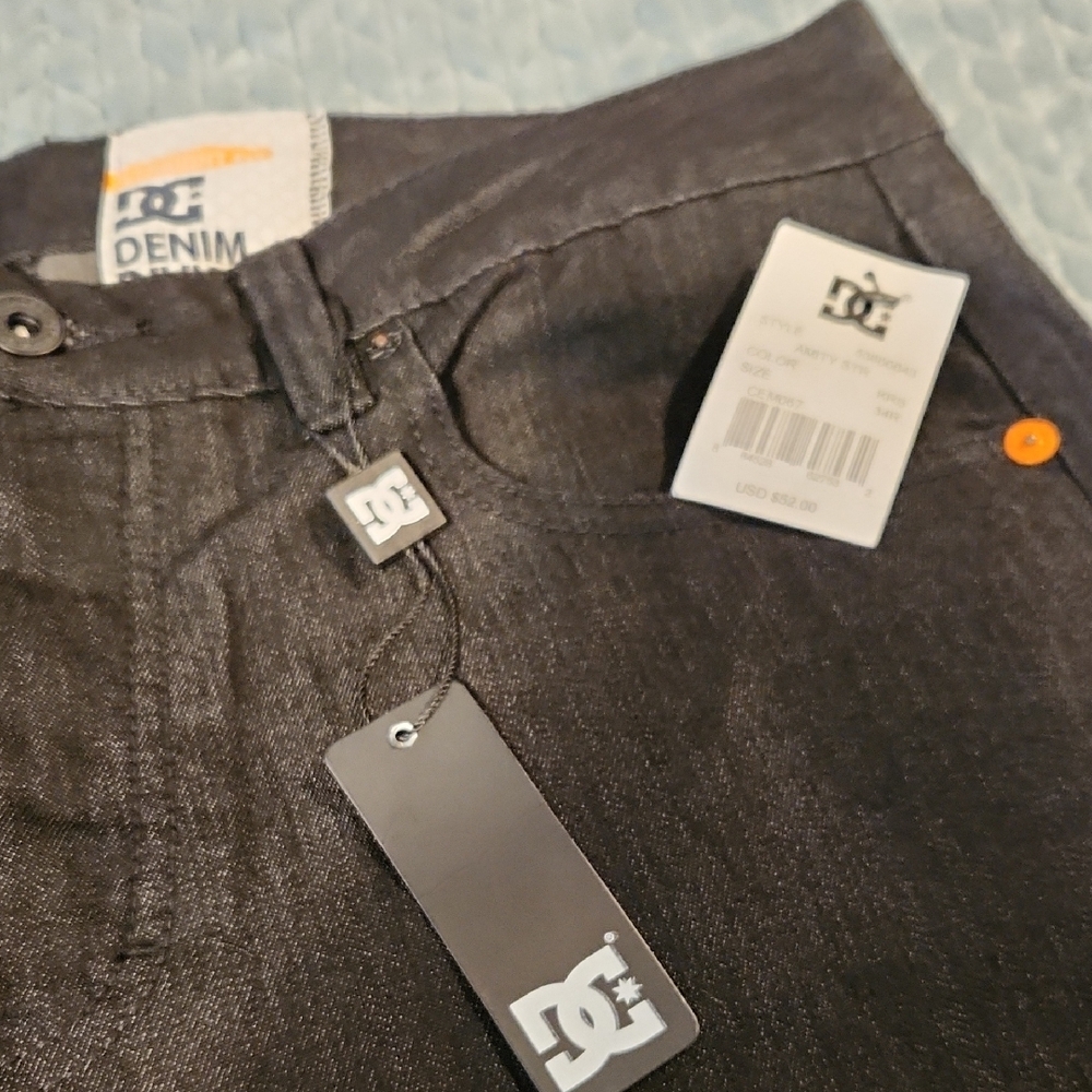 DC Denim Division Jet Black Straight Jeans - Picture 4 of 5